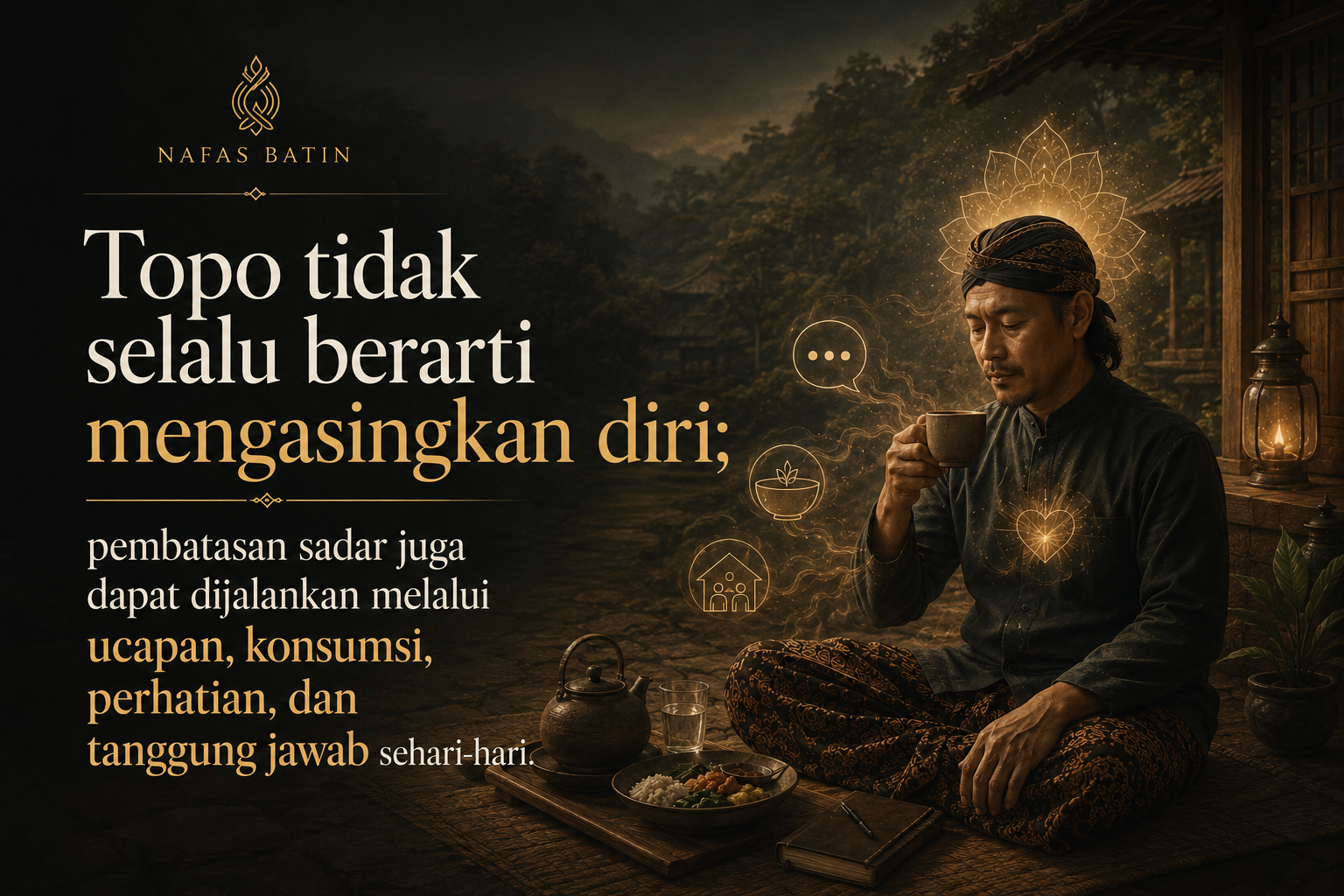 Apakah Topo Selalu Berarti Menyepi?